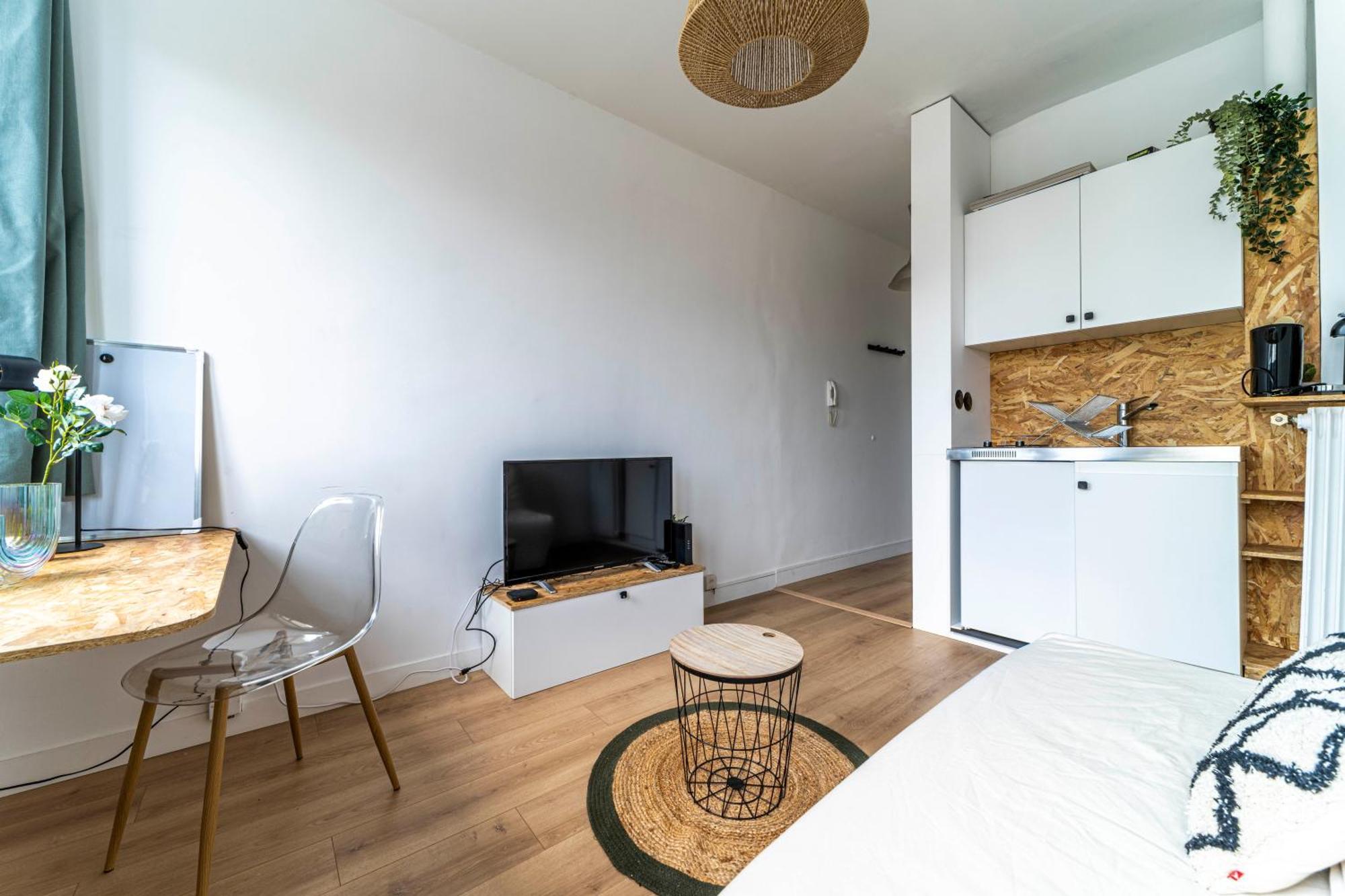 Ferienwohnung Studio Chaleureux Avec Aquarium Marcq-en-Baroeul Exterior foto
