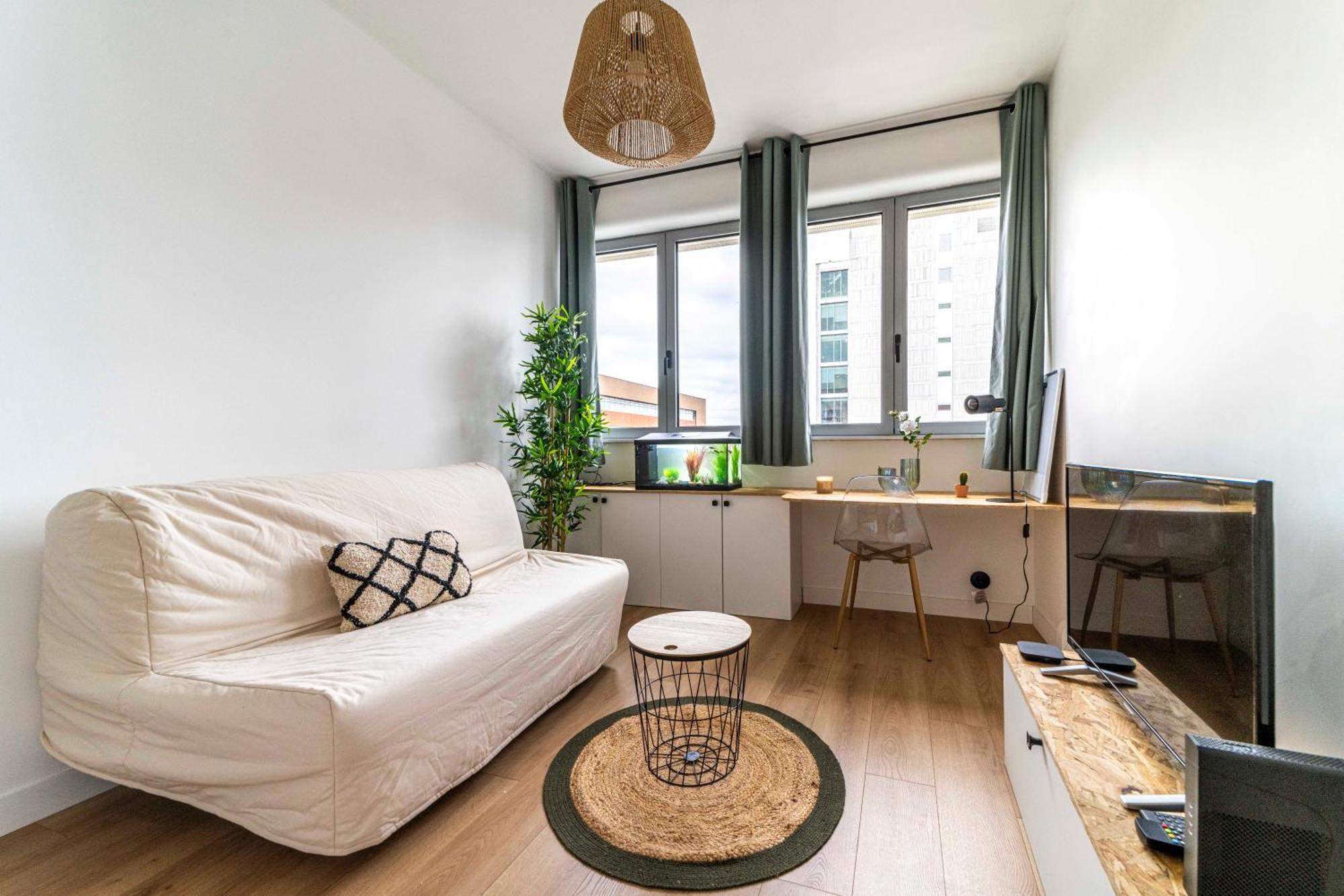 Ferienwohnung Studio Chaleureux Avec Aquarium Marcq-en-Baroeul Exterior foto